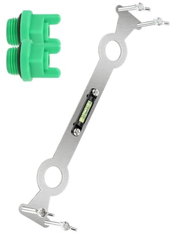 Outil d'installation sanitaire multifonction pour salle de bain avec niveaux jauges auto-nivelants pour robinets de douche pour salle de bain et cuisine