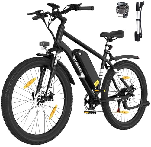 HITWAY Electric Bike for Adults, 27.5 inch E Mountain Bike, Electric Bicycle,Commute E-bike with 36V13Ah Removable Battery,Max Range 60-100km, 7 Speed