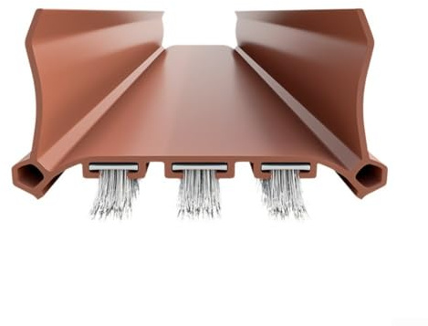 Zoegneer Striscia di tenuta inferiore della porta in PVC regolabile, 96 cm, a prova di spifferi e insonorizzazione, per porte anteriori, posteriori e interne, migliorata riduzione del rumore e blocco