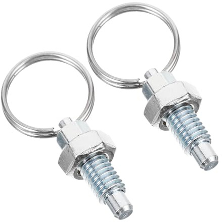 20 piezas de émbolo resorte con anillo tracción, pasador posicionamiento acero inoxidable, pestillo, accesorios mecánicos, resortes Para Accesorios Industriales
