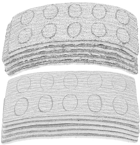 Oval Sanding Pads 10 Sheets 100# 240# Sand Replaceable
