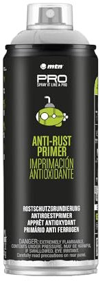 Montana Colors, Acrílico, MTN PRO Imprimación Antioxidante - Gris, Spray 400ml, El embalaje puede variar