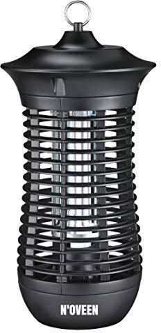 NOVEEN IKN18 IPX4 Insektenvernichter elektrisch für den Außenbereich - Tragbare elektrische Fliegenfalle für Ihr Zuhause - elektrischer insektenvernichter, Wanzenvernichter, Mückenvernichter Lampion