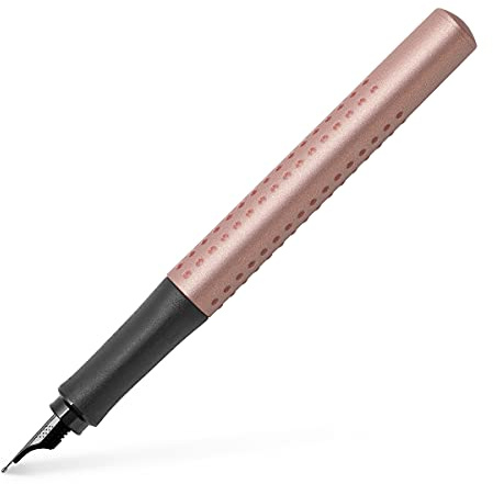 Faber-Castell 140967 - Füller Grip Edition, Füllerbreite M, rosekupfer, 1 Stück