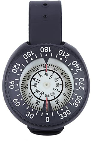 Kompass Tauchen, Professional Tauchkompass Tragbar Handgelenk Kompass Wasserdicht Unterwasser Kompass Armband, für Tauchen Schnorchel Kajak Kanu Wandern Reisen
