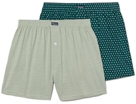 Abanderado Bóxers Abiertos de Punto Esencial Estampados Hombre x2