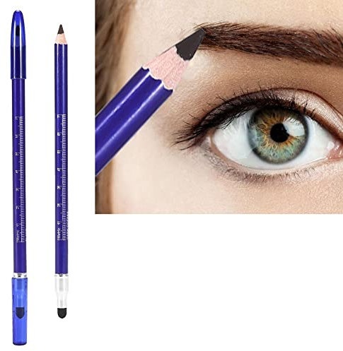 Positioning Eyebrow Pencil for Tattoo, Double Head Eyebrow Pencil (Brown)