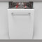 SHARP QW-NS14I49EX-EN, 45 cm Integrated, Dishwasher, 10 Place Settings, 2 Racks, Half Load Option, White Colour, Silver