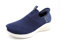 Skechers Women's Ultra Flex 3.0 Smooth Step Sneaker, Navy Knit Jersey Trim, 5 UK Wide