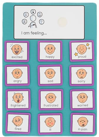 Create Visual Aids I Am Feeling Chart, (D) Emotions Visual Symbols To Support Emotional Development, SEND, ASD