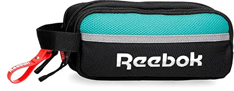 Reebok Andover Estuche Triple Negro 22x10x9 cms Poliéster