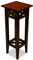 Kinaree Mahagoni Blumenständer Bedford - 75 cm Pflanzentisch - Beistelltisch Dunkel Braun im Kolonialstil - Hellbraun im Landhausstil (Dunkel)