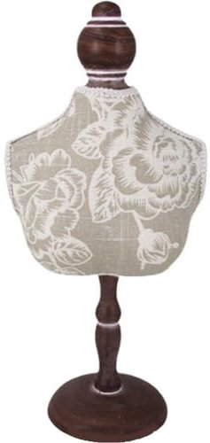 Vitrine De Collier De Mannequin, Support De Bijoux Vintage, Support De Collier en Bois Massif, Présentoir De Buste De Bijoux, Accessoires D'exposition De Photographie