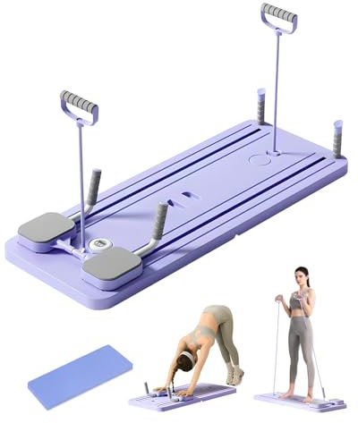 Ab Roller Board,Multi-Functional Full-Body Workout Trainer, Automatic Rebound Ab Roller, Core Strength and Abdominal Training Suitable for Both Men and Women,Durable Pilates Board for Home and Gym Use