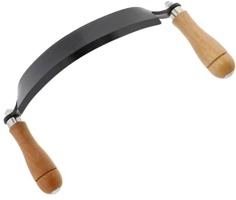 Coltelli Da Barba Draw - Coltelli Da Intaglio Professionali, Coltelli Storti | Strumento Per Scortecciare Legno + Acciaio Inossidabile, Strumento Per Rasatura Con Disegno Curvo Dritto Da 8 Pollici Per