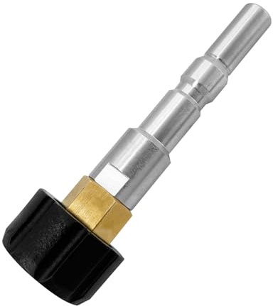 Adaptador D12 para limpiador de alta presión Nilfisk Accesorios – M22 x 1,5 IG Conector de acoplamiento rápido apto para Kärcher/Kränzle/KEW/WAP/Alto, adaptador M22 para pistola de alta presión