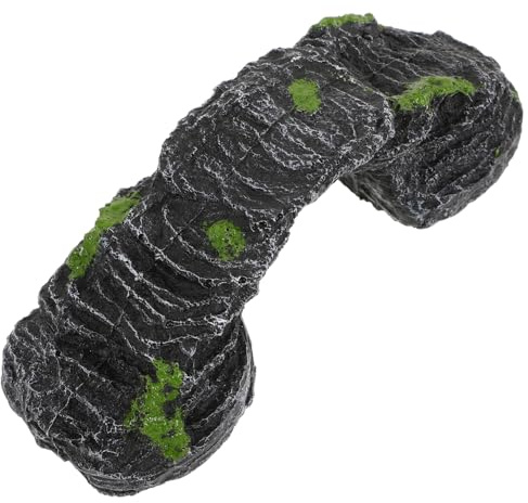 CLISPEED Terraza Solárium para Tortugas Plataforma De Rocalla Simulada Escondite para Reptiles Decoración para Terrarios Área para Tomar El Sol Acuarios De Tortugas