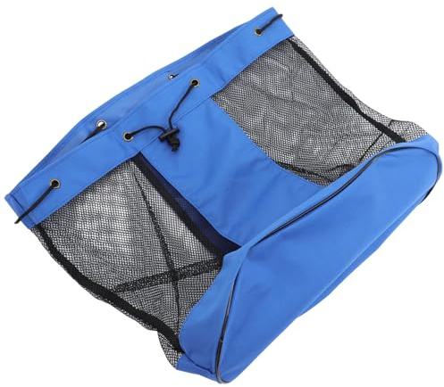 INOOMP Borsa Sportiva a Tracolla Singola in Rete Resistente Coulisse, Sacca Portaoggetti per Palloni da Calcio, Basket e Pallavolo, Borsa da Palestra Traspirante per Attrezzature