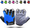 KONVINIT Fahrradhandschuhe Herren Sommer Halbfinger MTB Handschuhe,Radhandschuhe für Mountainbike/Rennrad,Fahrrad Handschuhe Freizeit Herren und Damen,Blue M