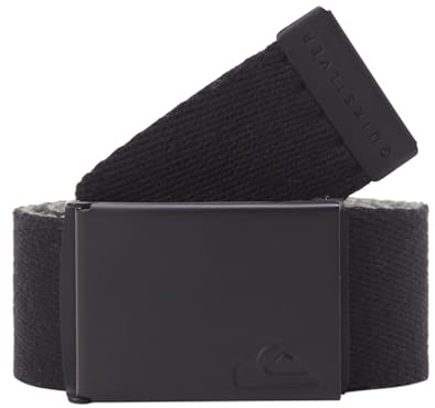 Quiksilver The Jam, Cinturón para Hombre, Jet Black, Talla única