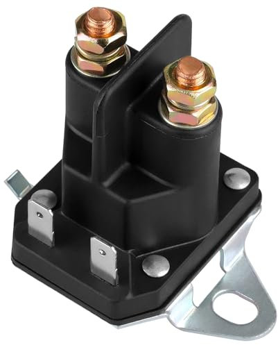 SOLLON 862-1241-211-12 Starterrelais Anlasserrelais Magnetschalter 12V für Trombetta 862-1241-211-12 Rasenmäher Schneemobile Golfwagen Rasentraktoren 532192507