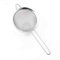 CHEFZOCO Colador de cocina con mango, Escurridor acero inoxidable,Cedazo de acero con mango, Tamiz de cocina, Longitud 25 cm, Diámetro colador 10 cm, Fondo colador 5.2 cm, Acero inoxidable