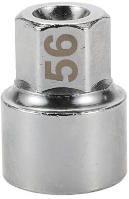 A ABSOPRO Dado di bloccaggio ruota #56 Diametro 3/4 20 Tacche Appuntite Chiave di Rimozione Dado a Vite Antifurto per Porsche Boxster 911 Cayenne Macan