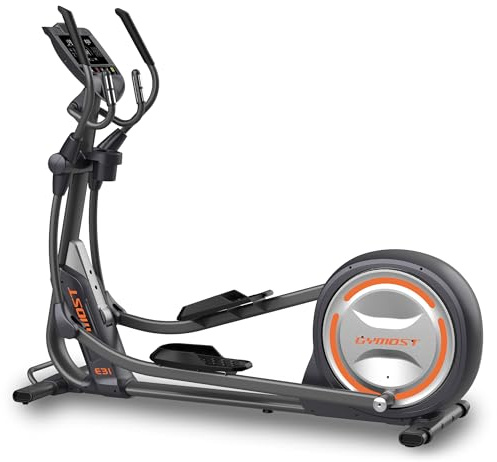GYMOST Elliptical Machine, Elliptical Exercise Machine for Home with Hyper-Quiet Magnetic Drive System, Elliptical Trainer with 32 Resistance Levels, Large LED Monitor