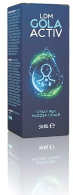 Spray Gola per Mucosa Orale e Voce – Azione Emolliente e Lenitiva per Gola Secca e Irritata, Supporto a Naso e Gola con Estratti Vegetali – LDM Gola Activ – 30 ml