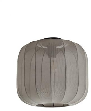 Lindby Deckenlampe Helin (Skandinavisch) in Alu aus Textil (1 flammig, E27) - Deckenleuchte Lampe Wohnzimmerleuchte