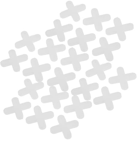 Angoily 500pcs Tile Spacers for Leveling Ceramic and Porcelain Cross Shape Grout Spacers and Reusable Tools for Installation Thickness for Floors and Walls
