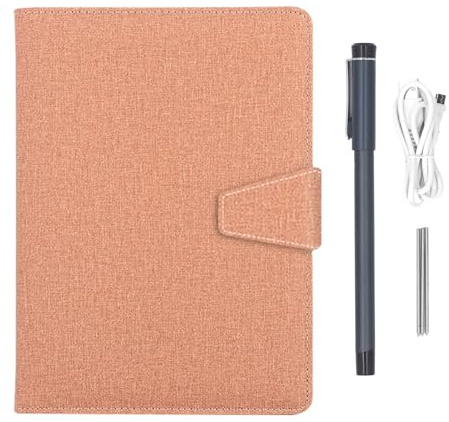 LICAEVEY Conjunto de Bolígrafo de Sincronización de Cuaderno Digital, 3 en 1 Tecnología de Reconocimiento de OCR de Diseño, Cuaderno Digital de Digitalización Sincrónica en Tiempo Real (BROWN)