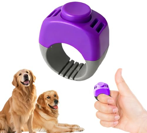 LACHT Clicker Per Cani, Clicker Per Le Dita, Clicker Per L'Educazione Del Cane, Pratico Accessorio Per L'Addestramento Del Cane, Per Cani