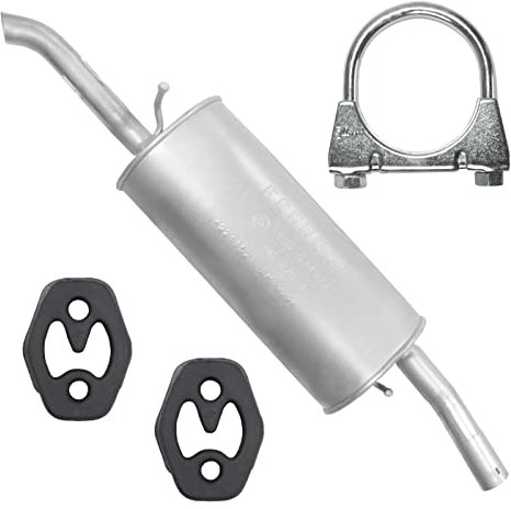 Ferroz Endschalldämpfer Auspuff Endtopf für Ford Fusion JU 1.25 1.4i