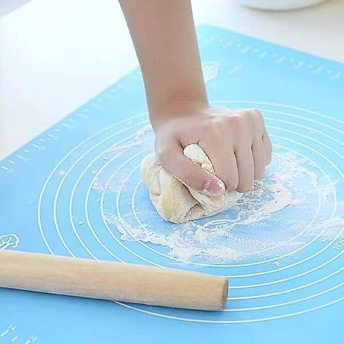 Silicone Baking Mat - Non Stick Large Silicone Sheet for Macarons, Fondant, Craft, Dough, Pastry Rolling