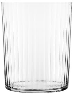 H&H Gary - Set 6 Bicchieri in Vetro ottico ultrasottile, 56cl, design elegante, lavabili in lavastoviglie