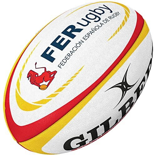 Gilbert- Balon Rugby España Oficial Match Ball, Talla 4