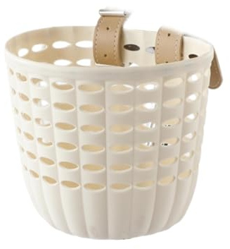 Baoblaze Kid's Bike Basket Handlebar Baskets Small Easy Installation Decorative Accessories for Boys Girls Scooter Balance Bikes, Beige