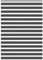 vidaXL Zebrarollo Schwarz 160x230 cm Stoffbreite 155,9 cm Polyester, Zebra-Rollo, Doppelrollo, Zebra-Jalousie für Fenster, Doppelrollo, Zebra-Rollo
