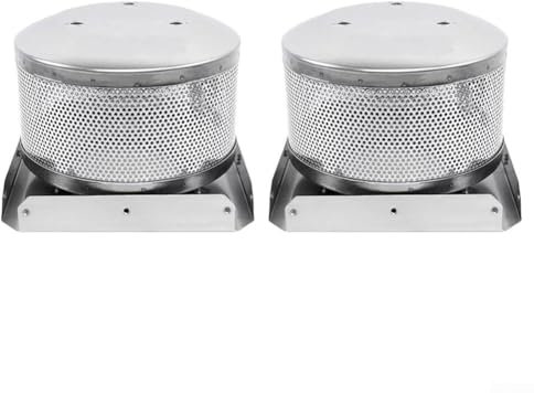 Radiateur pyramidal à 4 côtés en acier inoxydable de rechange pour écran émetteur et base pour terrasse, chauffage de tour pour intérieur et extérieur (distance du trou 10 cm)