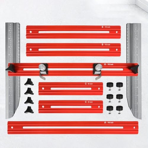 Outil de gabarit de marche d'escalier réglable, duplicateur de contour, pour une coupe précise, une mesure de profilage, un profilage de menuiserie, un carrelage et une amélioration de la maison