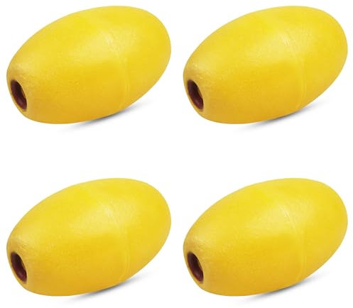 4stk Seil Schwimmt Boje Schwimmer Marine Ankerbojen für Boote Krabbenfalle Boje Fischerei Marker Bojen Wasser Ski Seil Schwimmer für Boote Pool Kajak Krabbenfischen Trail Dock (TF17-4 STK)