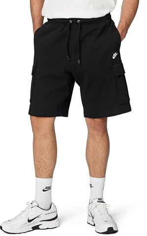 Nike Herren Club Bb Cargo Shorts, Black/Black/White, XL