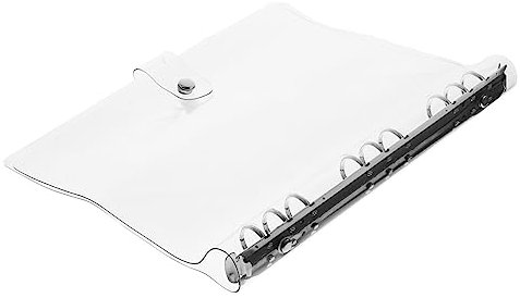 DOITOOL Binder Notebook Shell Plastic Ring Binders Loose-Leaf Notebook Cover for Office Supplies and School Use