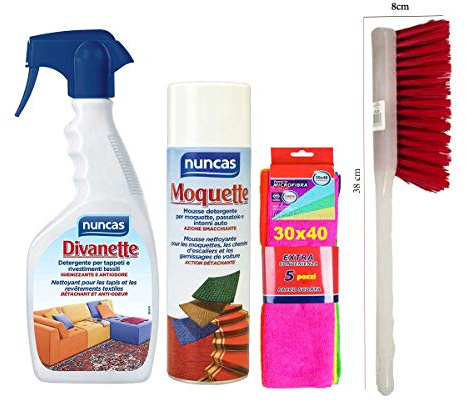 NUNCAS DIVANETTE 500 ml + Moqueta 500 ml + Cepillo para alfombras