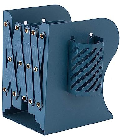 Verstellbare Buchstütze, Kinder Metall Bücherhalter, Desktop Buchstütze für Schreibtisch, Verstellbarer rutschfeste Bookends, Erweiterbar Metall Buchständer für Küche Büro Schule Bibliothek
