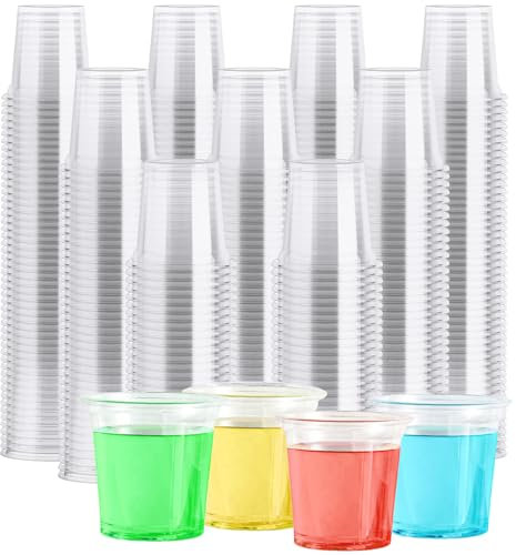 KPYZLBD Schnapsgläser Plastik 400 Stück, Schnapsbecher Plastik 2cl/20ml Shotgläser Wiederverwendbarer, Shot Becher für Party, Festivals oder Verschiedene Aktivitätenteen