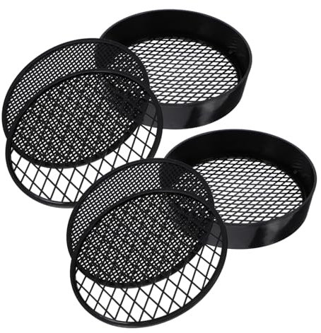 Yardwe 2sets Mesh Sieve Boys and Girls Handheld Sieve Plastic Science Experiment for Kindergarten Teaching Prop Multi-use for Boys and Girls Sand Pit Play