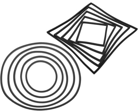 HEMOTON 10piezas Anillos De Retención De Hierba para Pecera Anillos Flotantes para Plantas De Acuario para Plantas De Pecera Negro para Jardín Acuático