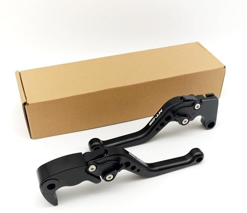 Leve freno frizione corte per moto, regolabili, compatibili con maniglie CNC MT07 MT 07 2014-2025 | MT09 MT 09 2014-2023 Maniglie CNC (MT-09 2021-2023)